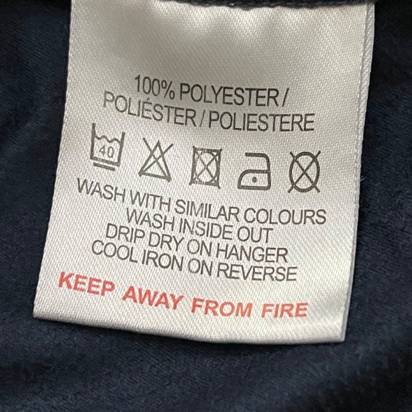 INFLUENCE Faux Suede Top Lace Up Sides Navy Blue Size 8 - Picture 15 of 15